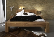 Moderni ąžuolinė lova MAS
